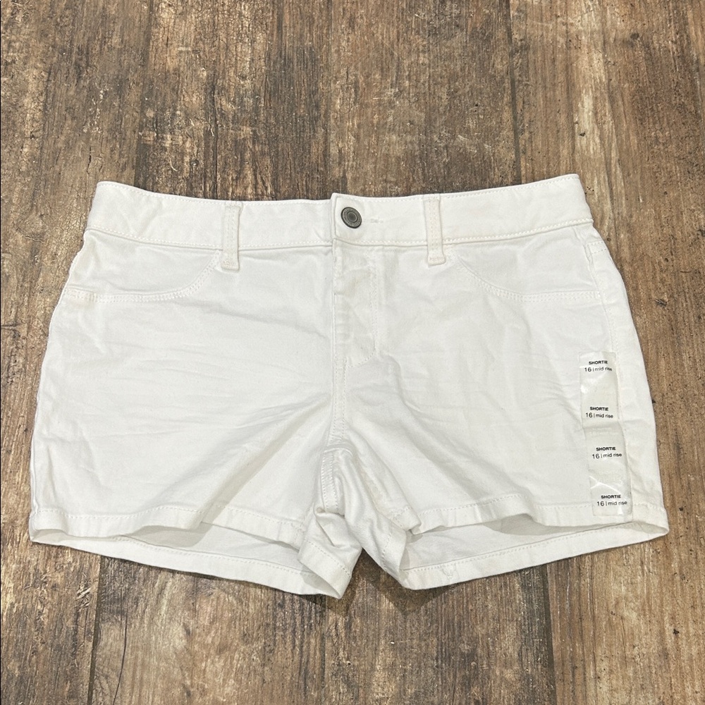 SO Kids White Shorts